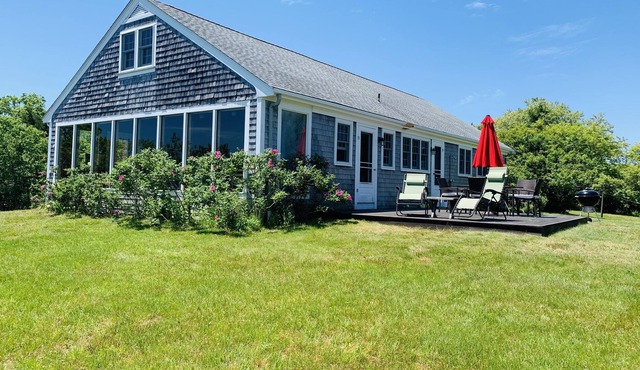Exclusive Aquinnah Hilltop Home —Stunning Views of Menemsha Pond — Pet Friendly