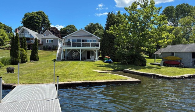 Family-Friendly Highland Lake Waterfront w/Private Dock & Shallow Walk-In — 5BR
