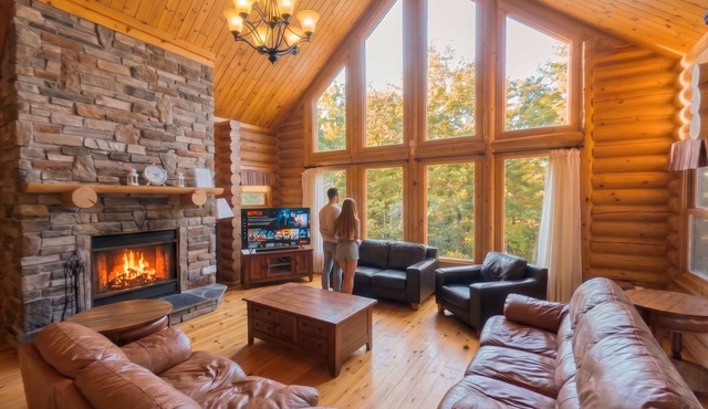 Fiddler Lake 72 | Private spa, pool table & Pool