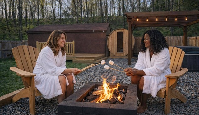 Girls Getaway, Hot Tub, Barrel Sauna, Sleeps 8