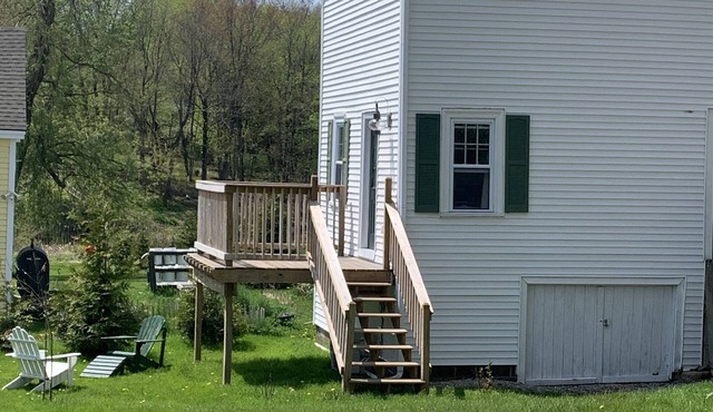 In town private 1 bedroom Barndominium. A remodeled section of our 1849 barn!