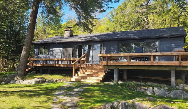 Lake Rosseau - Rare, Flat double lot with breathtaking South West views.