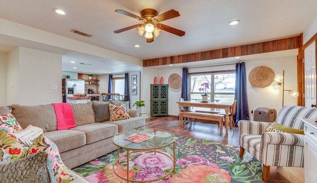 Lakefront Graford Home w/Fire Pit + Private Dock! in Graford