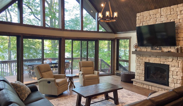 Lakefront Retreat with Hot Tub & Kids Loft