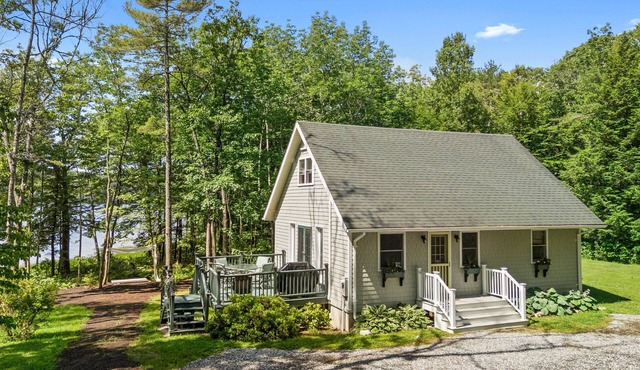 Loon's Cry on South Pond- Sunny, lakefront home with private dock, great deck & firepit