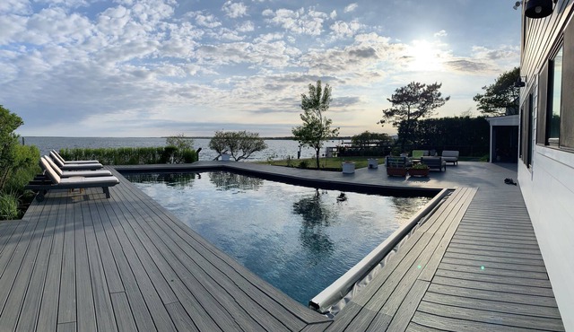 Luxury Waterfront living with panoramic views of Moriches Bay