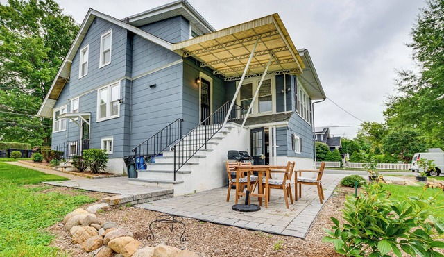 Madison Home w/Patio: Walk to Main Street!