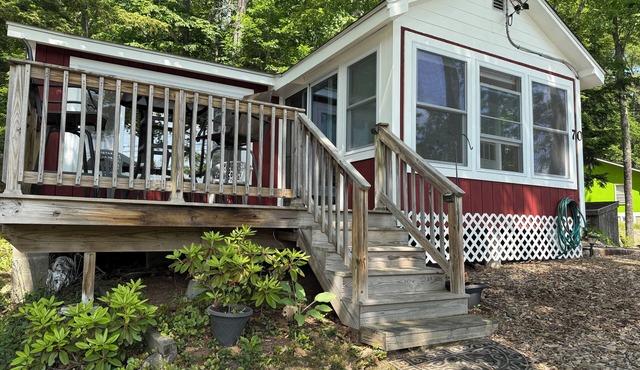 Moose Pond Denmark ME, Lakefront Cottage with Dock, Sleeps 5