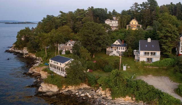 Ocean front cottage with private beach.