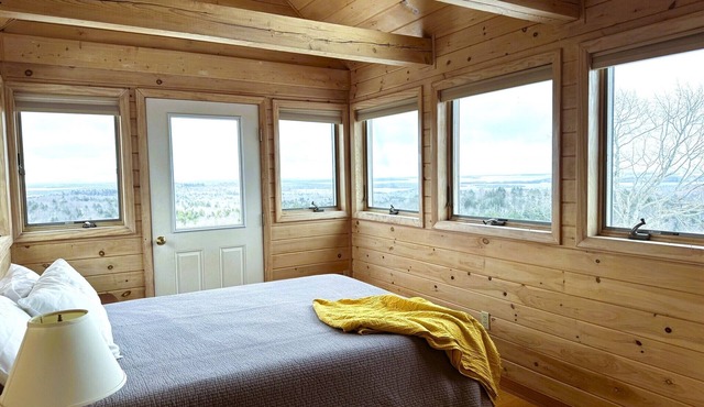 Overlooking Penobscot Bay with a view for as far as you can see