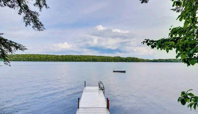 Peaceful Parker Pond Cabin | Cozy Fire Pit, Bunkhouse & Lake Front Access