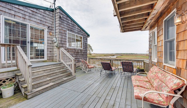 Peaceful Wells Retreat w/Deck & Water Views