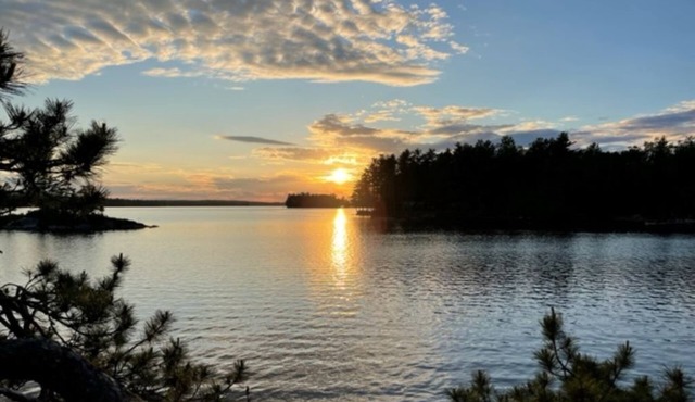 Private island with cabin in Grand Lake Stream. Mainhouse can also be included.
