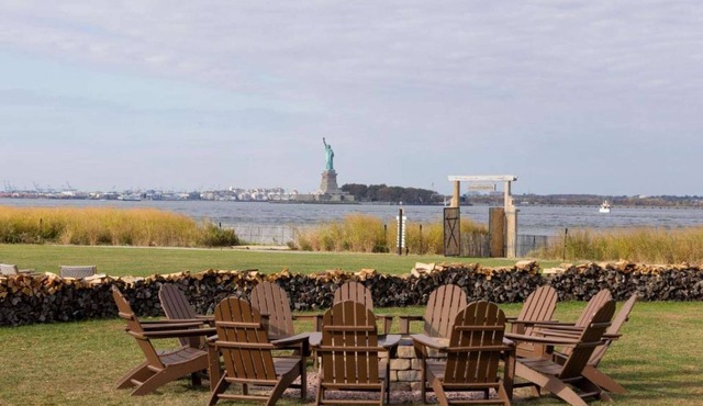 Private Island Glamping + Lady Liberty View