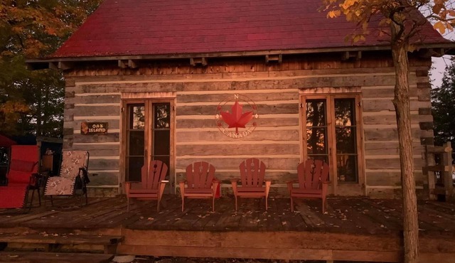 Private Island stay. Oak Island on the Trent River.