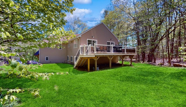 Private, lake community house in the serene Berkshire Foothills with pool table