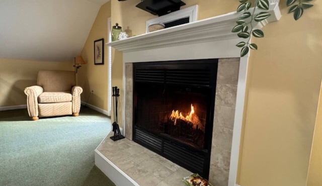 Private NH Escape | Cozy Fireplace & Deck