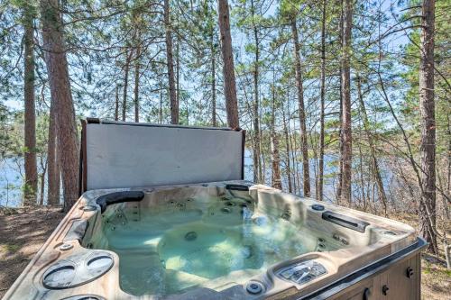 Quiet Waterfront Cabin w/Dock, Game Room, Hot Tub