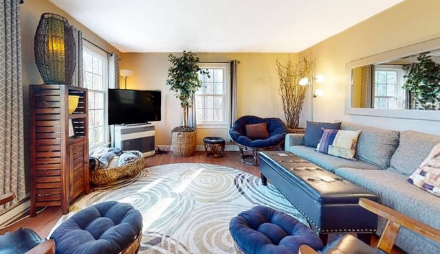 Riverfront, dog-friendly home with hot tub, kayaks, canoe, 2 firepits & dock