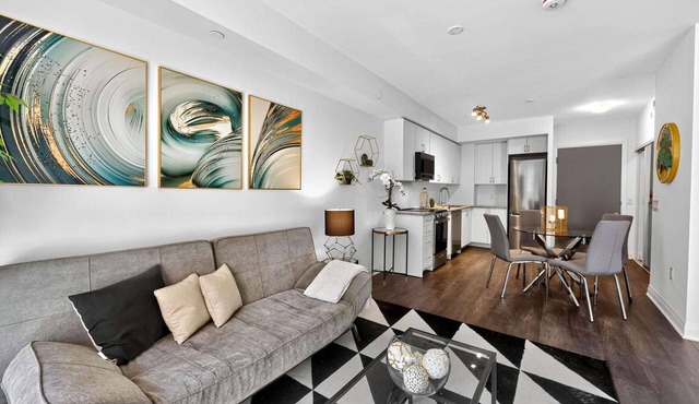 RivetStays | The Westmounts Luxury Suite – 1 Bedroom + Den Condo