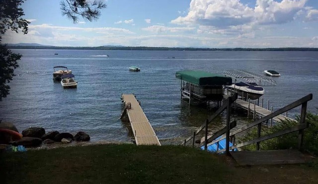 Sebago Lake Home with Mountain & Lake Views