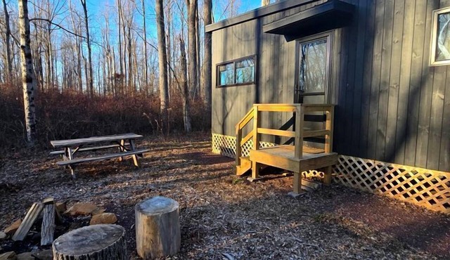 Sycamore: Serene Studio Pod Tiny Home in 300-Acre Woodland near Quakertown Pennsylvania