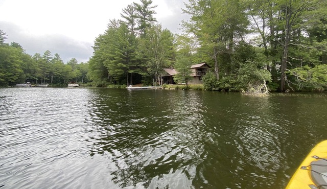 Thompson Lake Home at waters edge