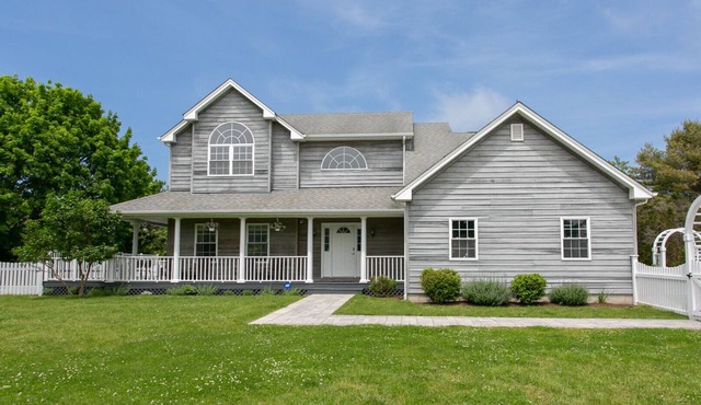 Timeless Westhampton home, large salt-water pool, expansive deck, ample...