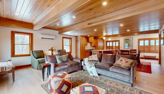Two homes w/large yard, firepit, decks - close to town & Lake George