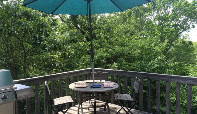 Up-Island Treehouse with Roofdeck and Waterviews