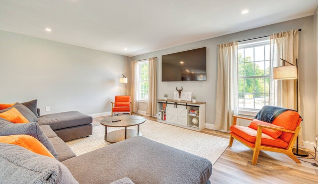 Walk to Beaches & Parks: Home w/Deck in Laconia