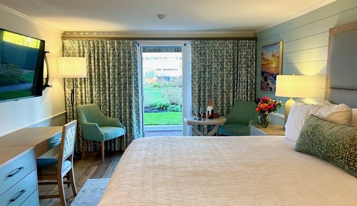 Premium Room, 1 King Bed, Patio, Garden View