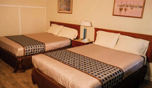 Standard Room, 2 Queen Beds, Non Smoking, Refrigerator & Microwave