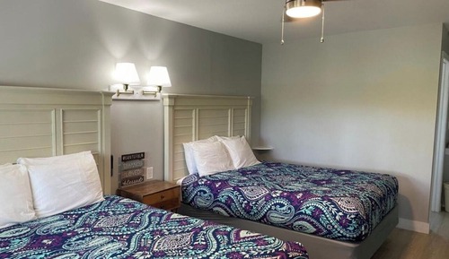 Double Room, 2 Queen Beds, Private Bathroom