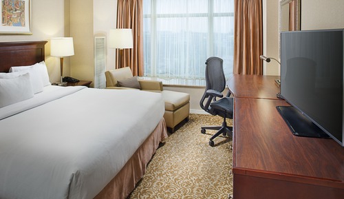 One King Bed, Roll In Shower
