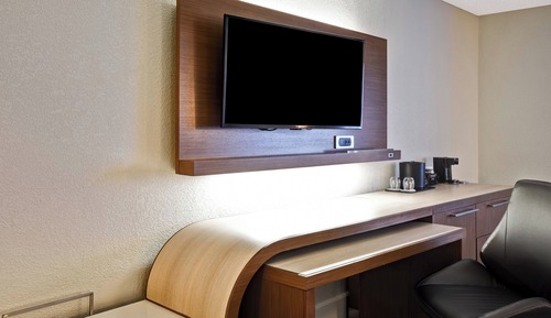 Room, 1 King Bed, Hearing Accessible (Roll-in Shower & Transfer Shower)