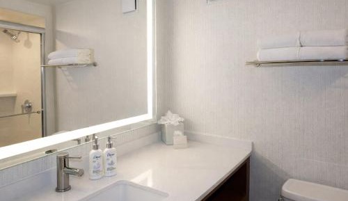 King Room - Hearing Accessible - Roll-in Shower