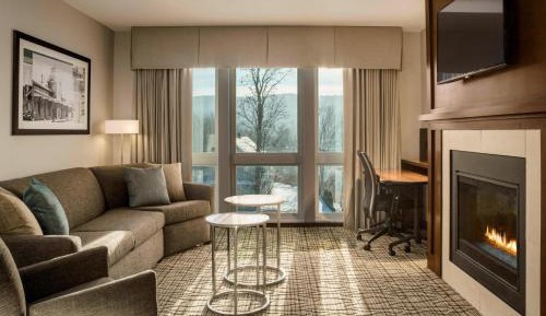 Studio with King Bed, Fireplace and Sofa Bed
