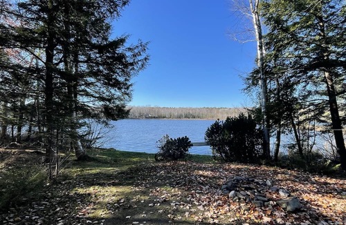 Saint Albans Cabin | Unique Birch Island camp on Indian Pond in St. Albans, Maine