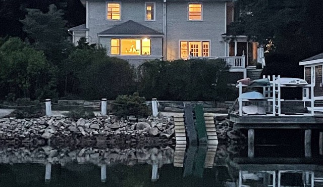 House with a view of York Harbor and a 3 minute walk to the beach