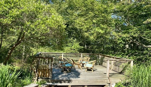 Unique garden home, private beach sticker included