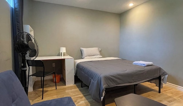 Basement Queen Bedroom-E（Private Room，Shared Bathroom）